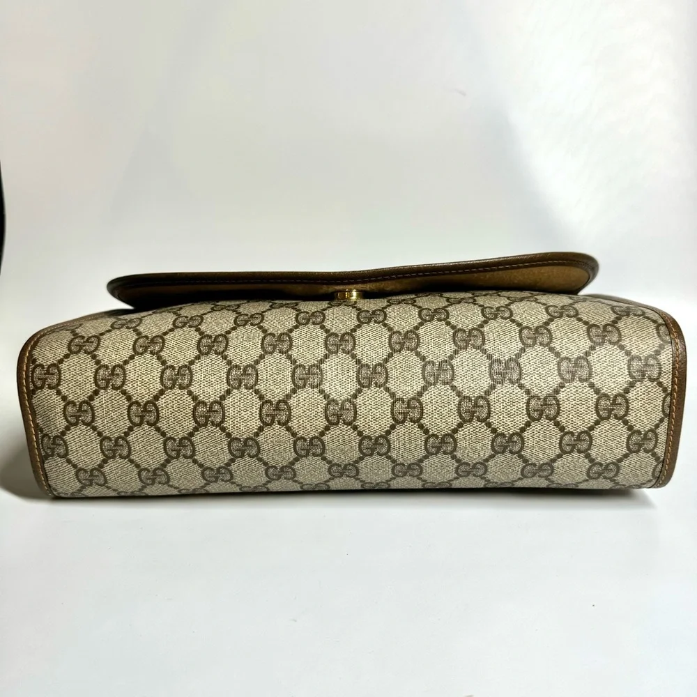 🔴SOLD🔴Gucci Large Ophidia Sherry Line Supreme GG Monogram Clutch - Picture 13 of 15